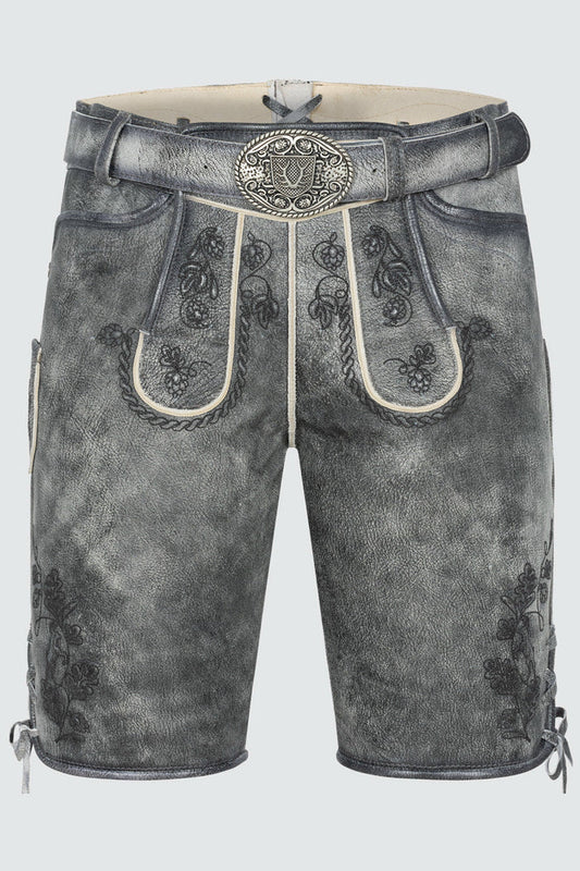 Lederhose Okko mit Gürtel
