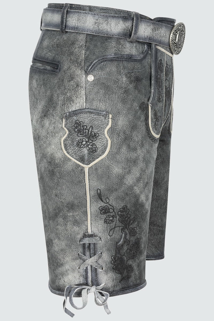 Lederhose Okko mit Gürtel