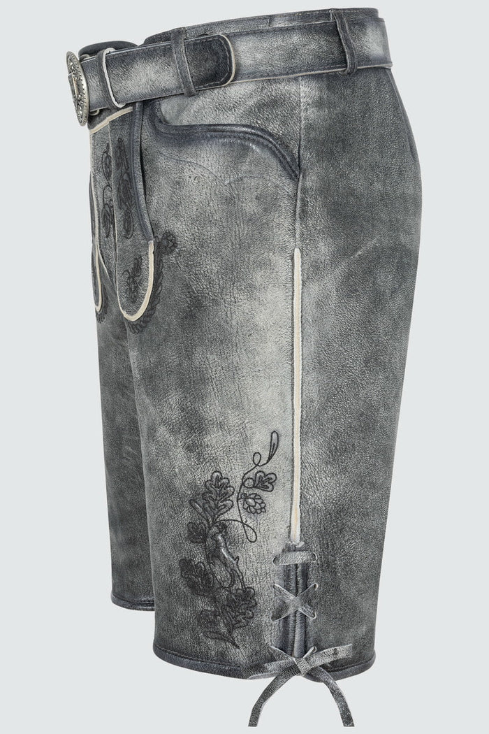 Lederhose Okko mit Gürtel