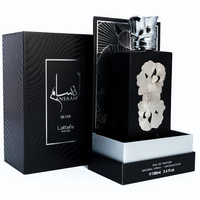 Lattafa Pride Ansaam Silver Eau De Parfum For Him - 100ml