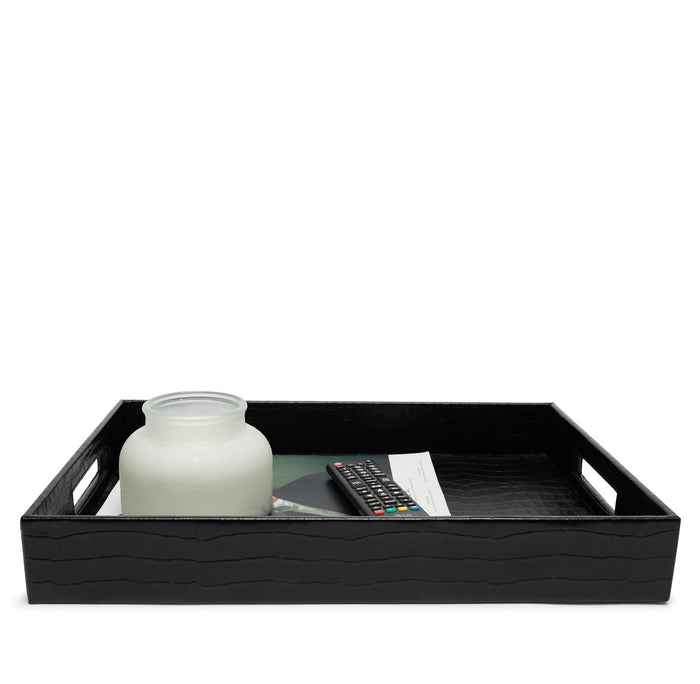 Leather-Decorative-Tray-Black-689-355-5
