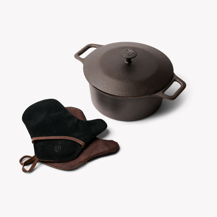 Leather Oven Mitts, Factory Second