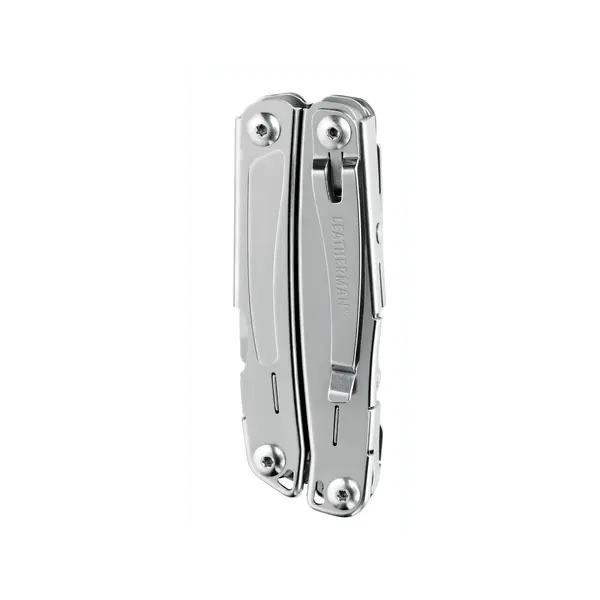 Leatherman Wingman multitool med funktioner øverst til højre.