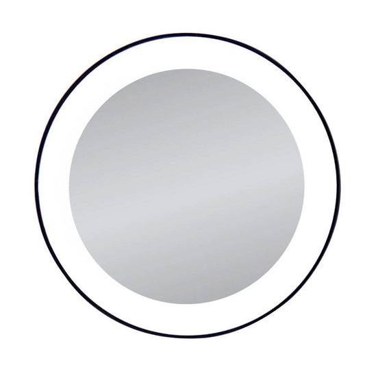 Zadro LED15X 705004419499 product photo front view, lighted compact mirror with magnification & suction cups in front of a white background