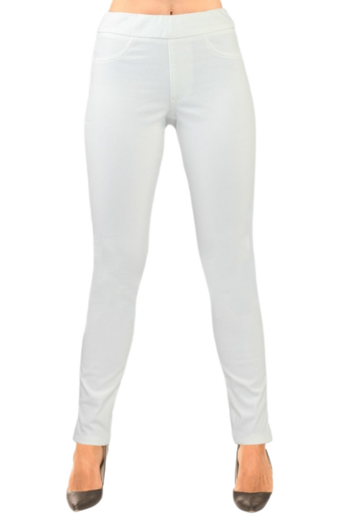 LIOR Women's 30" Inseam Tapered Leg Denim Pant - "Sage"