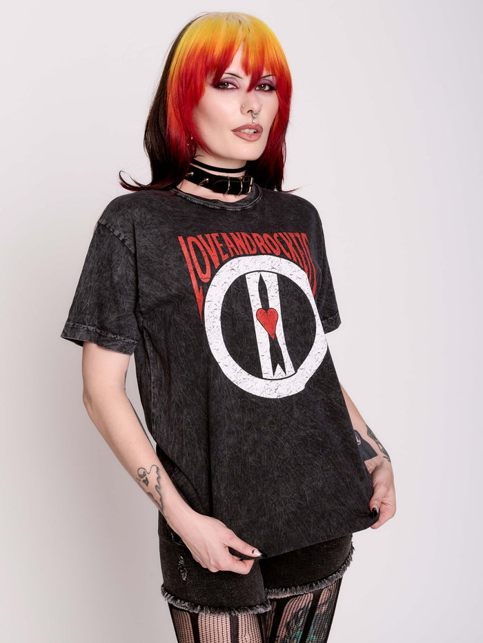 LOVE AND ROCKETS CIRCLE T-SHIRT