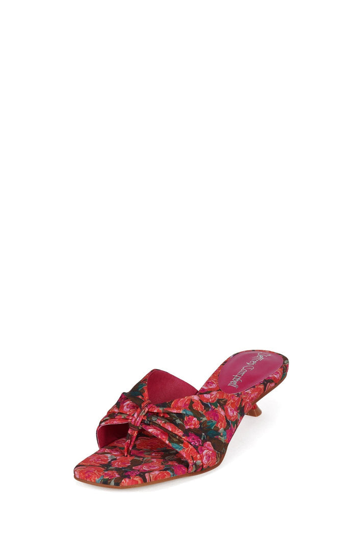 LOVER-GIRL Jeffrey Campbell Heeled Sandal Red Floral _hover