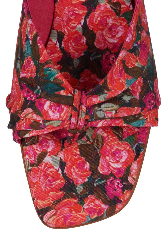 LOVER-GIRL Jeffrey Campbell Heeled Sandal Red Floral