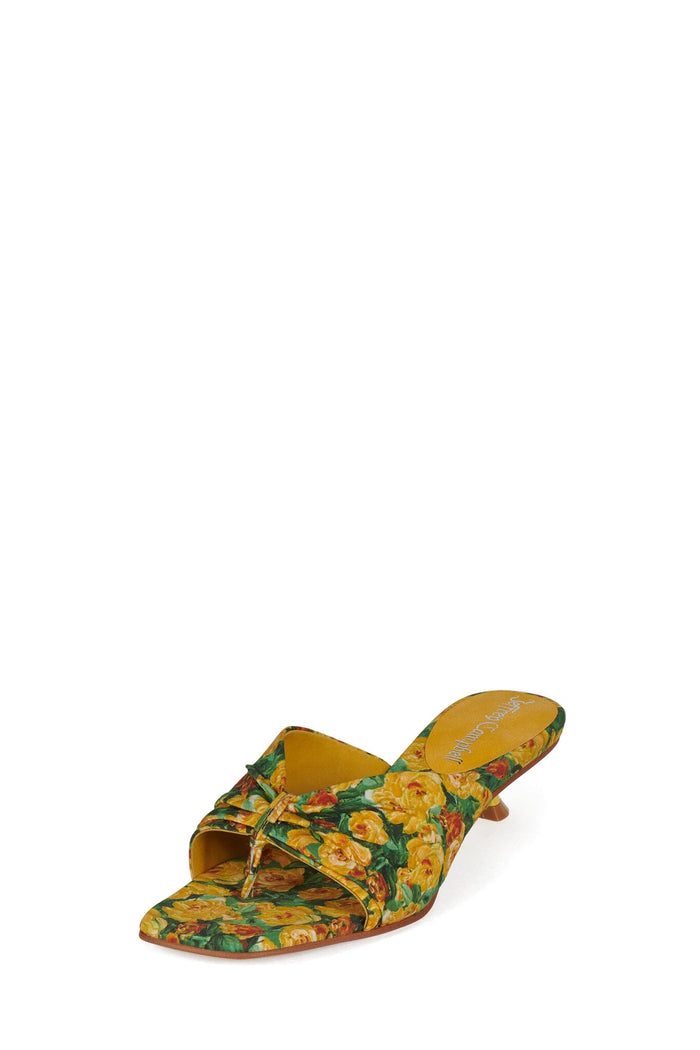 LOVER-GIRL Jeffrey Campbell Heeled Sandal Yellow Floral _hover