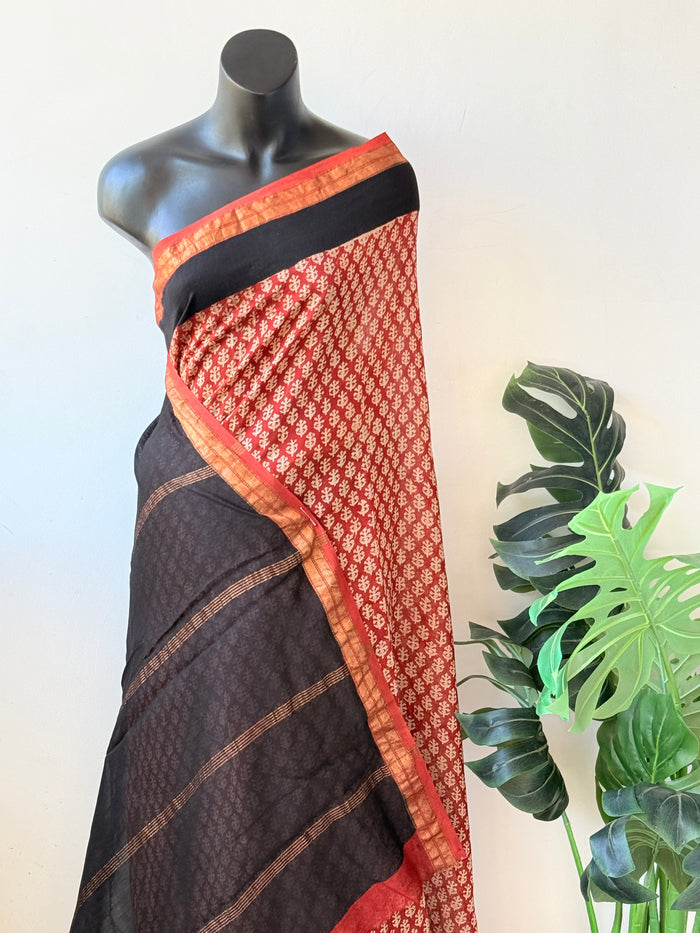 Maheswari border chanderi saree