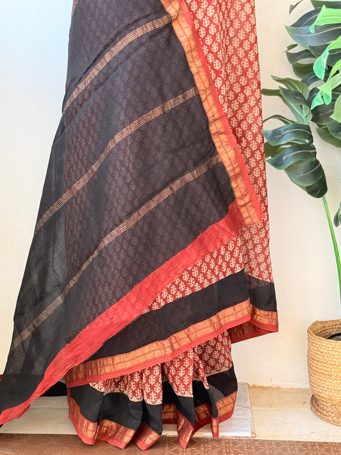 Maheswari border chanderi saree