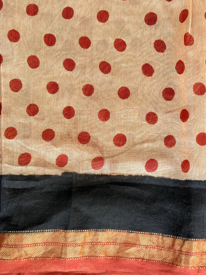 Maheswari border chanderi saree