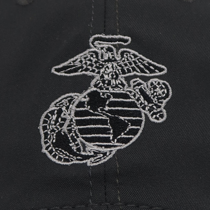 MARINES EGA COOL FIT PERFORMANCE HAT (DARK GREY)
