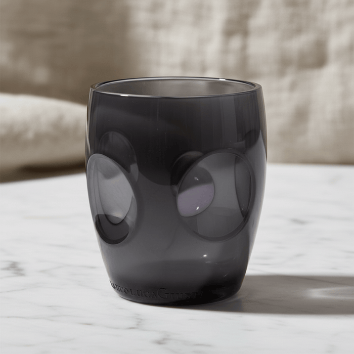 Mario Luca Giusti Fisheye Set of 2 Tumblers Grey Brand Tumblers