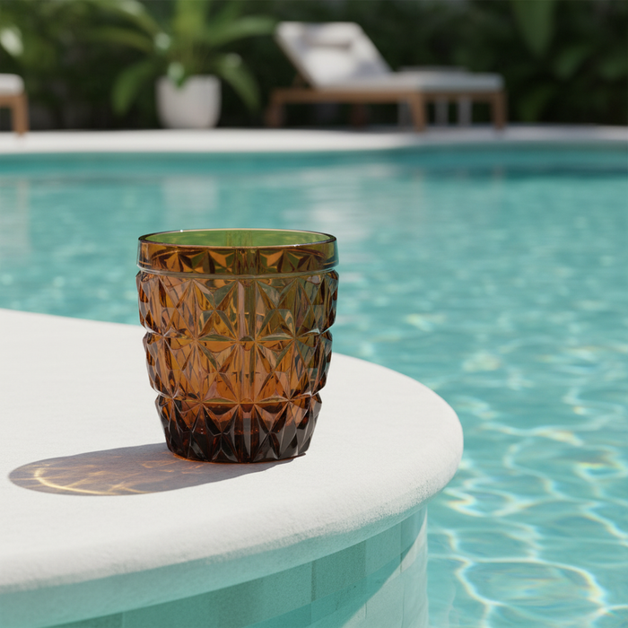 Amber Tumbler – Poolside