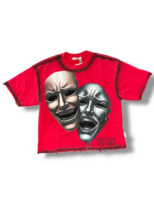 Men BKYS Smile Now Cropped T-Shirt
