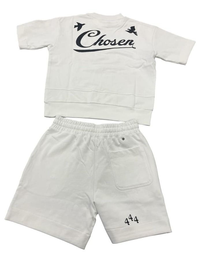 Men CHOSEN Crew SS And French Terry Short Set