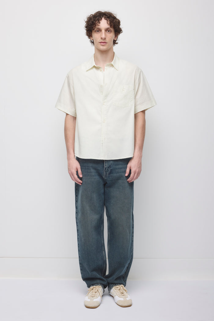 Men's Hawa Shirt in Sorbet/Blue Aura Stripe