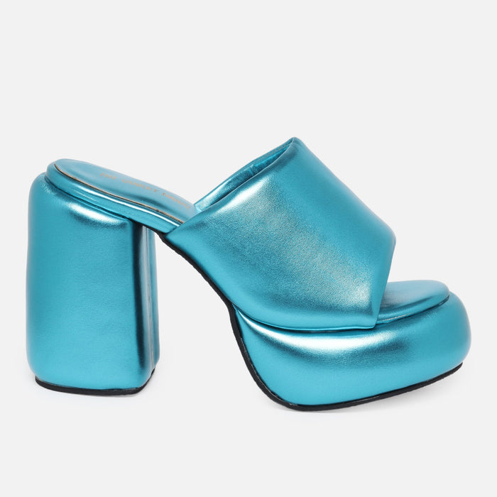 Metallic Chunks - Teal - The Quirky Naari