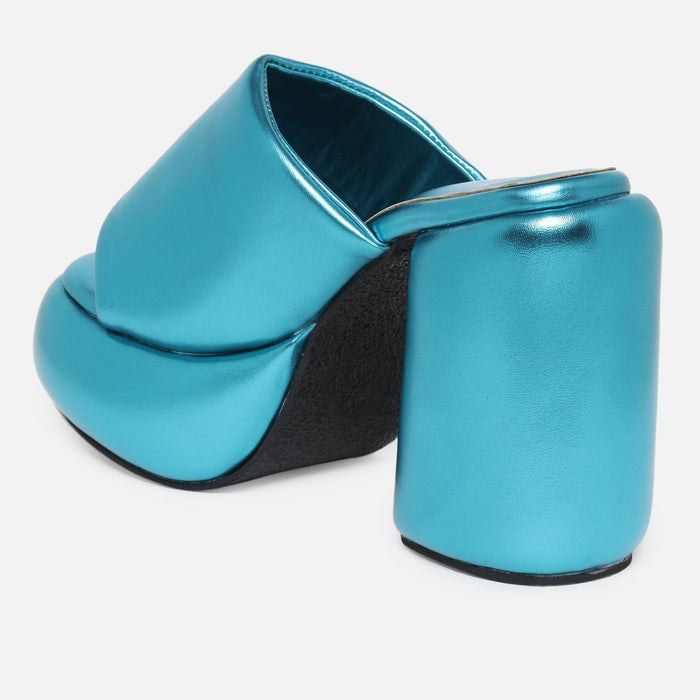 Metallic Chunks - Teal - The Quirky Naari