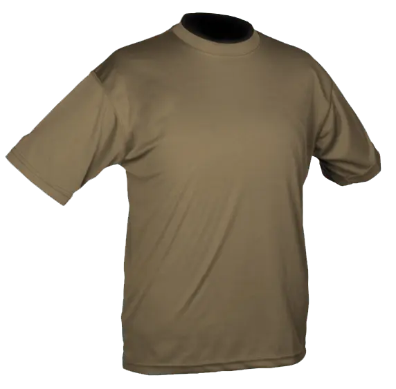 Mil-Tec Quick Dry T-shirt sort militær- og outdoorbeklædning