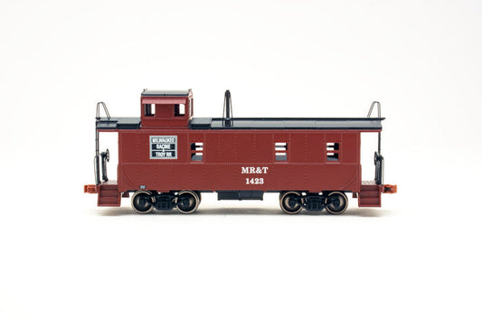 Milwaukee, Racine & Troy HO Scale Steel Cupola Caboose - Road Number 1407