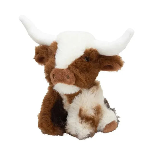 Mini Plush Texas Cow + Gift Box