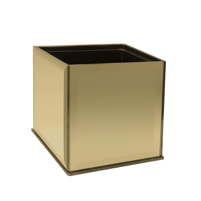 MIRROR CUBE - 5" × 5" × 5" - Gold Mirror - 12-Piece per Pack