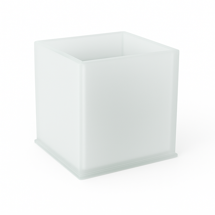 MIRROR CUBE - 6" × 6" × 6" - White Mirror - 12-Piece per Pack
