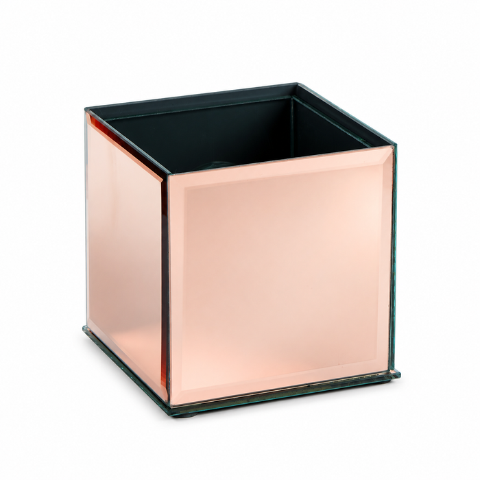 5" × 5" × 5" / Rose Gold Mirror / 12-Piece per Pack