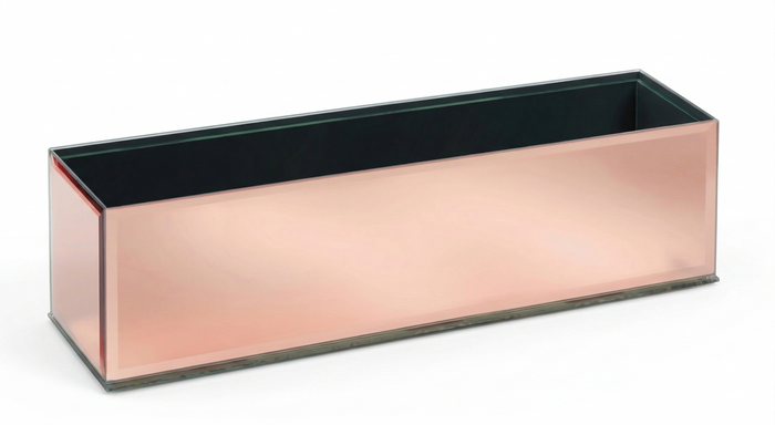 18" × 4" × 4" / Rose Gold Mirror / 6-Piece per Pack