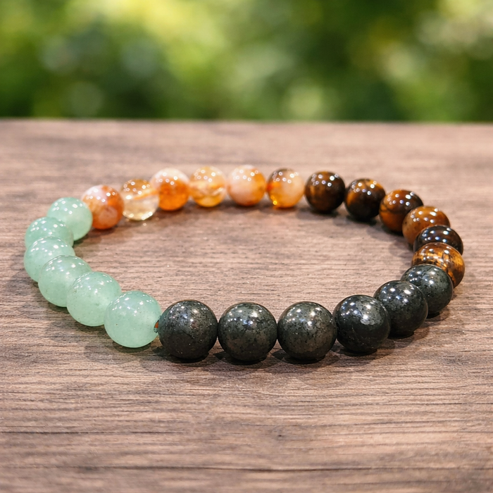 Money Magnet Round Beads Bracelets