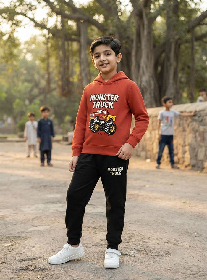 Monster Truck Hoodie Set