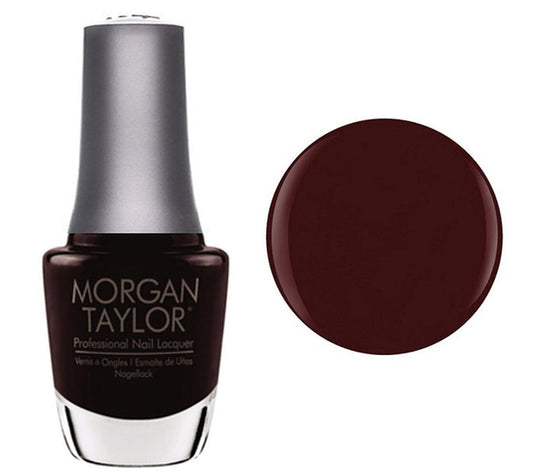 Morgan Taylor Lacquer Nail Polish - Black Cherry Berry - Burgundy Red Creme - 15ML