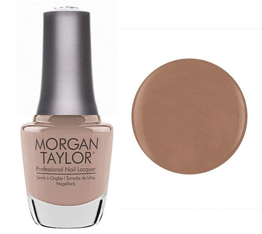 Morgan Taylor Lacquer Nail Polish - Taupe Model - Light Brown Creme - 15ML