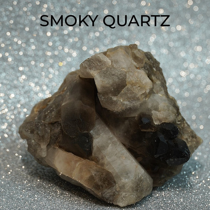 Natural Smoky Quartz Cluster