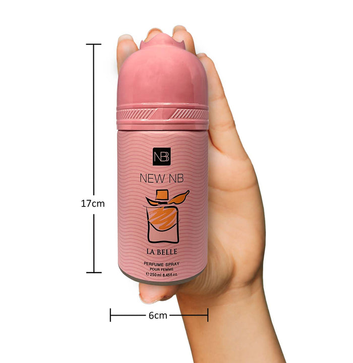 NEW NB LA BELLE PERFUME SPRAY 250ML FOR WOMEN