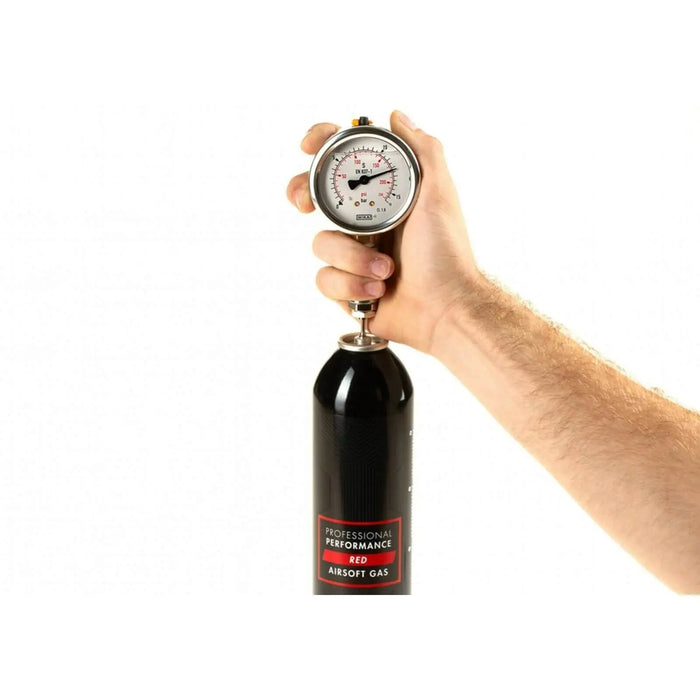 Nimrod Performance Red Gas dåse, set fra en anden vinkel.