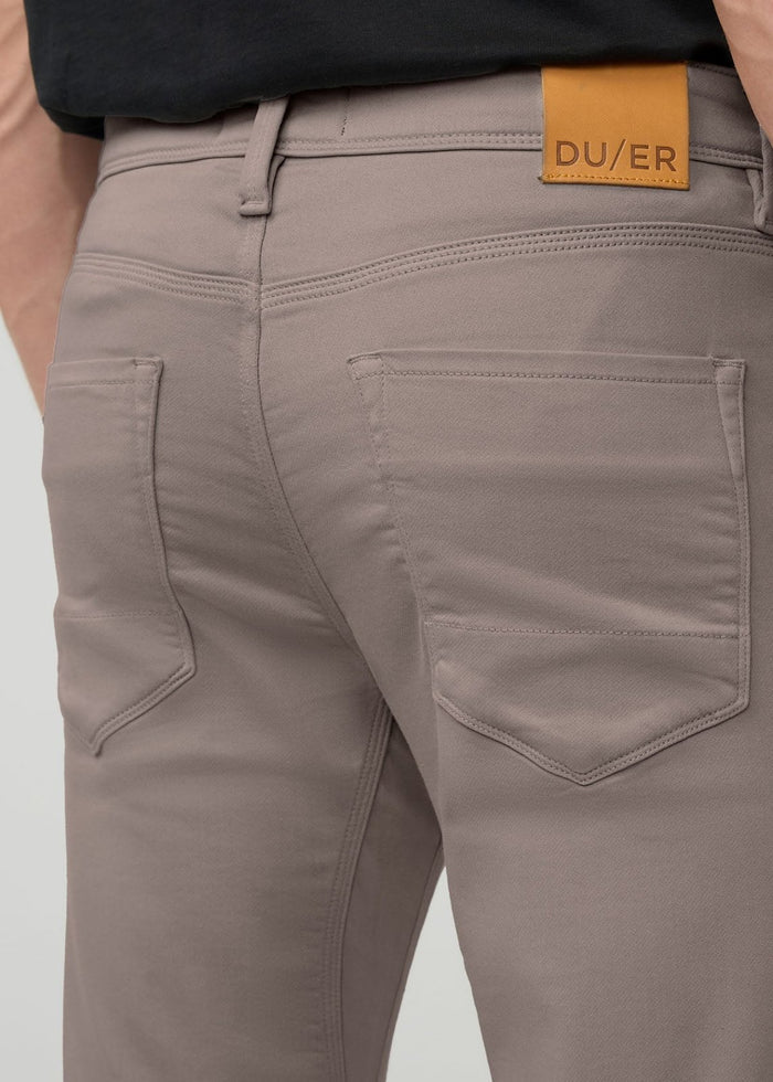Men's Black Slim Straight Fit Dress Sweatpant back pocket detail