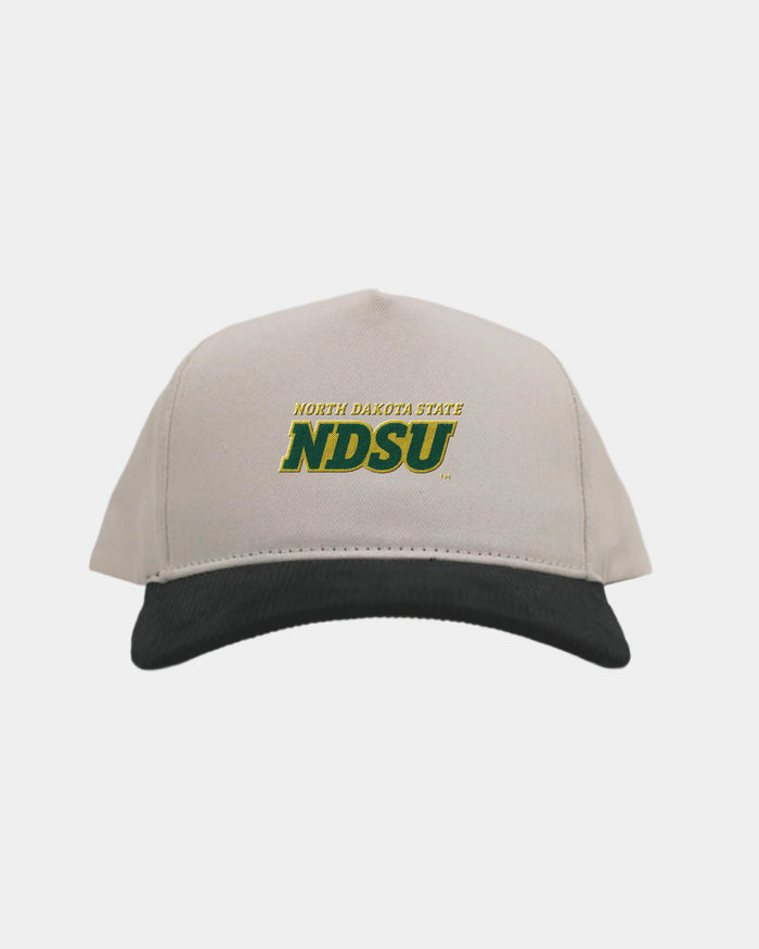 North Dakota State Cream Black Cord Brim Fade Hat