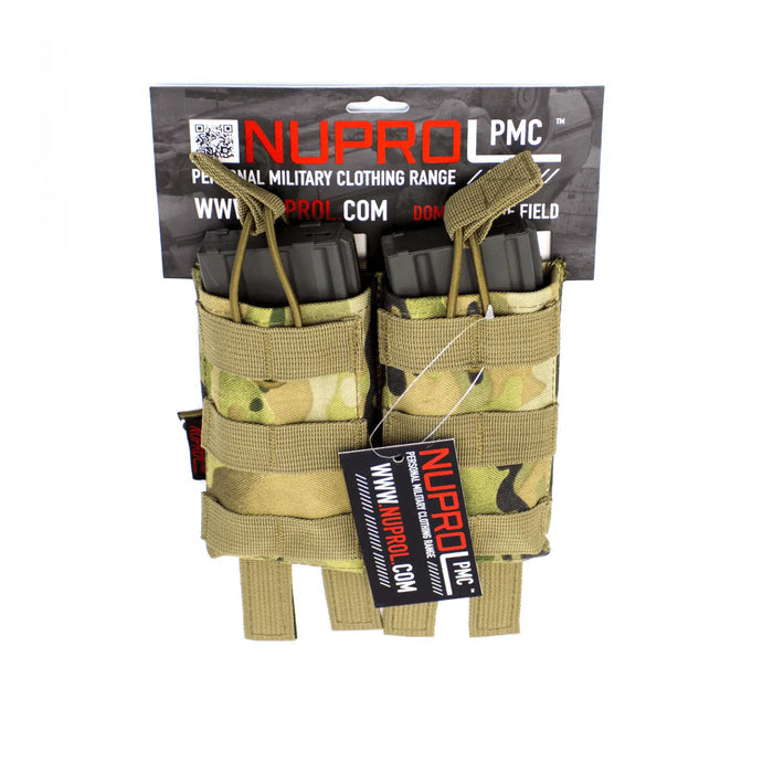 Nuprol PMC Dobbelt magasin lomme, M4, Multicam Nuprol