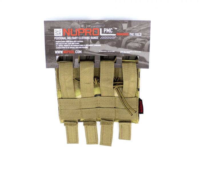 Nuprol PMC Dobbelt magasin lomme, M4, Multicam Nuprol