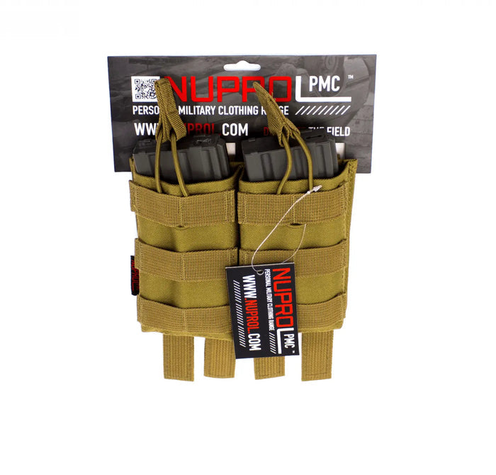 Nuprol PMC Dobbelt magasin lomme, M4, Tan Nuprol