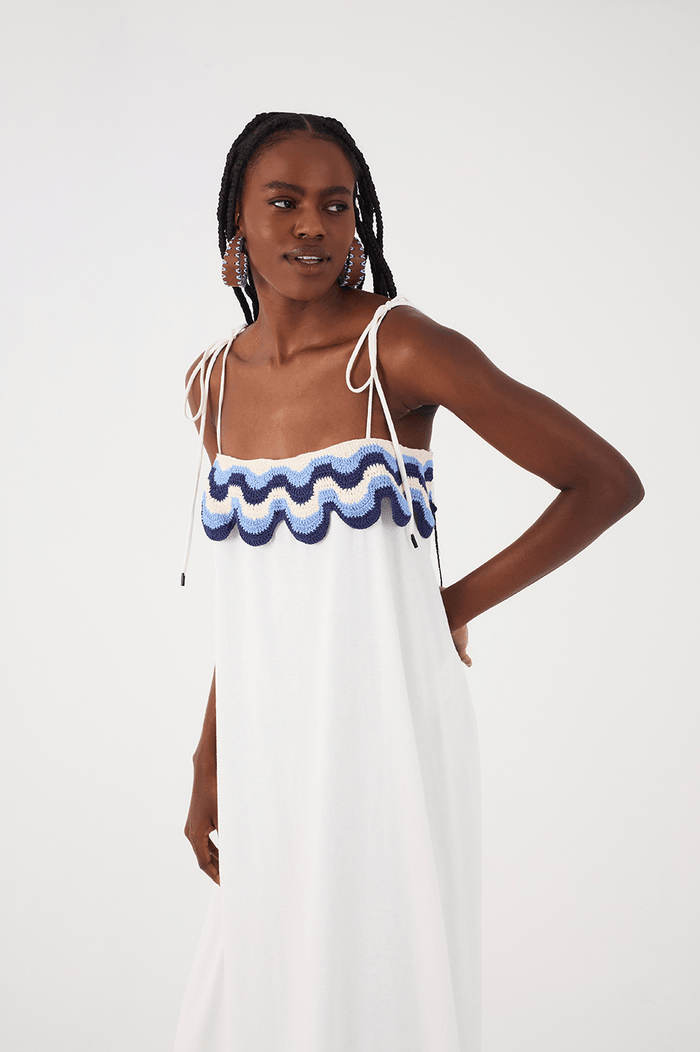 Off-White Crochet Ondas Sleeveless Maxi Dress_3