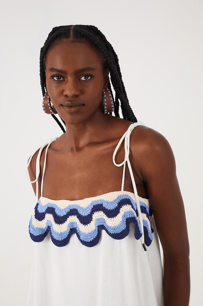 Off-White Crochet Ondas Sleeveless Maxi Dress_5