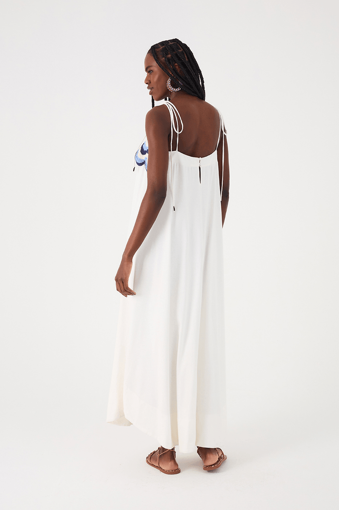 Off-White Crochet Ondas Sleeveless Maxi Dress_6