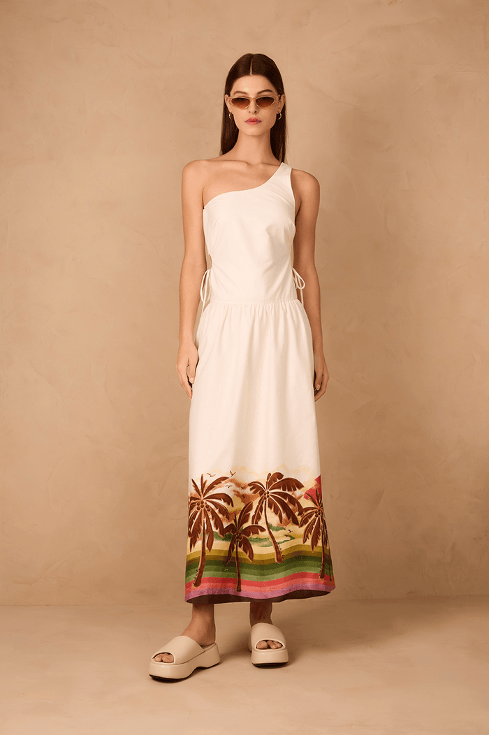 Off-White Horizonte One-Shoulder Side Cut-Out Maxi Dress_1