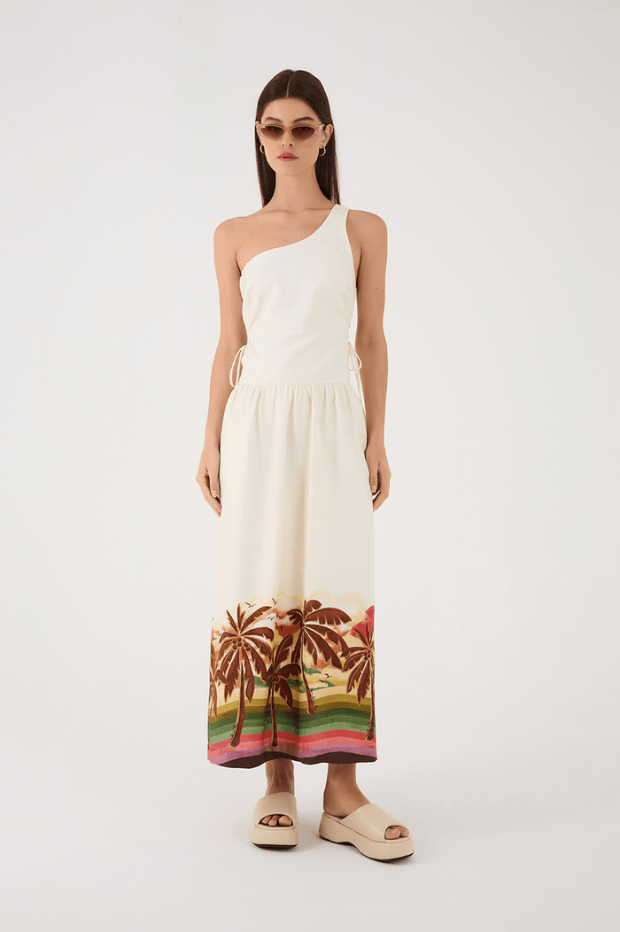 Off-White Horizonte One-Shoulder Side Cut-Out Maxi Dress_2