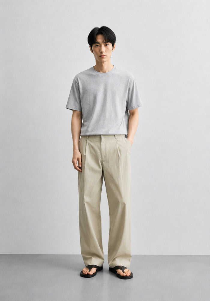 Or One-Tuck Chino Pants