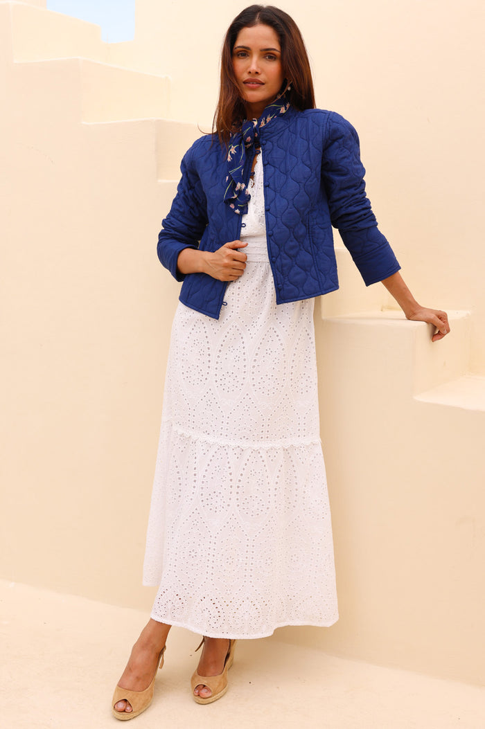 Organic Cotton Polly Jacket | Navy